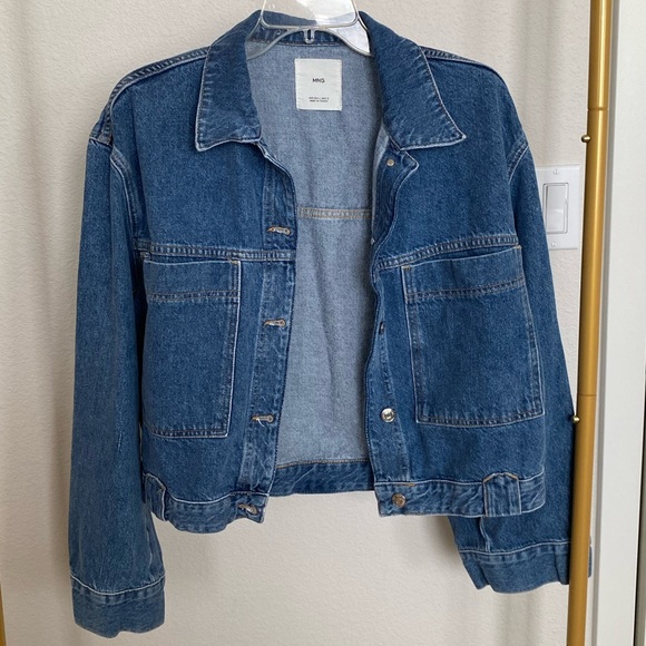 Mango Pocketed Denim Jacket - Picture 1 of 4